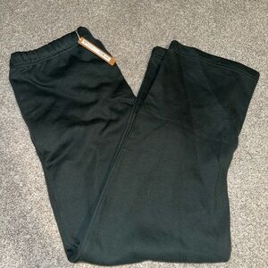 New Skims Cotton Fleece Straight Leg Sweatpants in Spruce Size Large